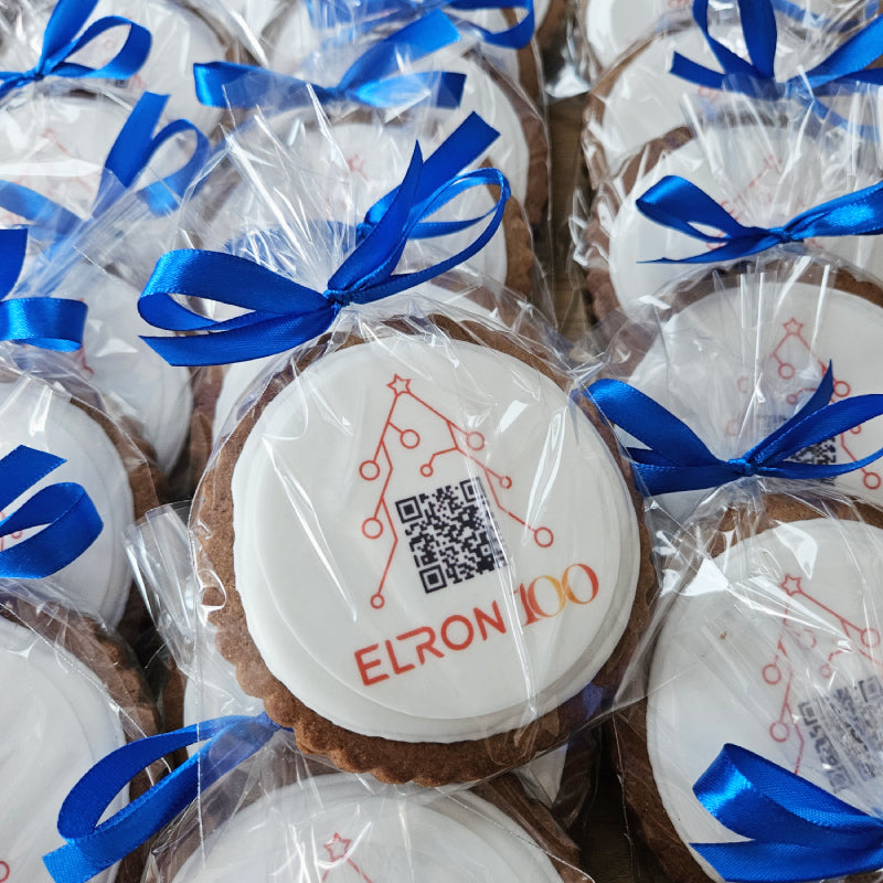 Sugar cookie / gingerbread with logo, 9,5 cm