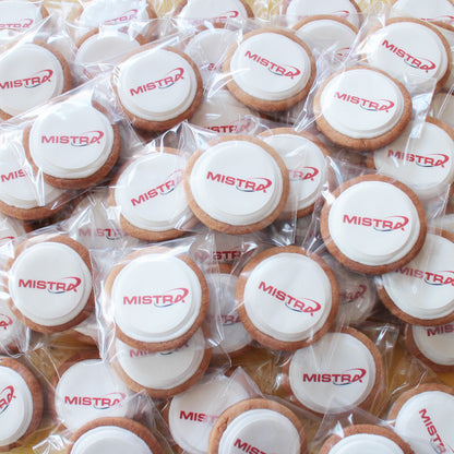 Sugar cookie / gingerbread with logo, 8 cm