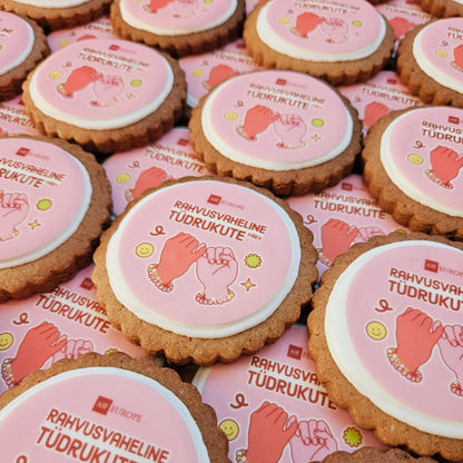 Sugar cookie / gingerbread with logo, 9,5 cm