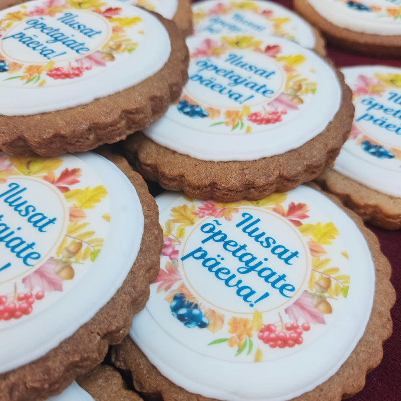 Sugar cookie / gingerbread with logo, 9,5 cm