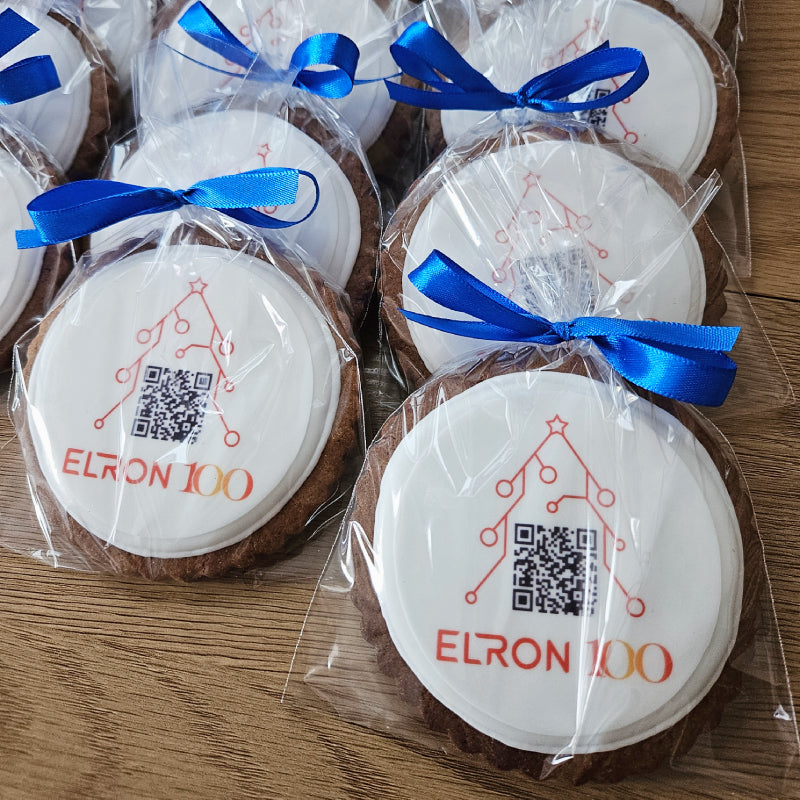 Sugar cookie / gingerbread with logo, 9,5 cm